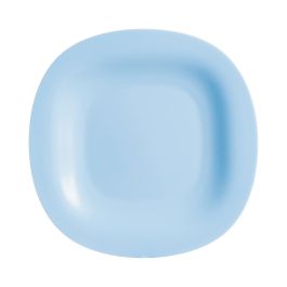 Plato Llano Luminarc Carine Azul Vidrio (Ø 27 cm) (24 Unidades)
