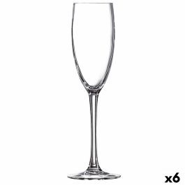 Copa de champán Ebro Transparente Vidrio (160 ml) (6 Unidades)