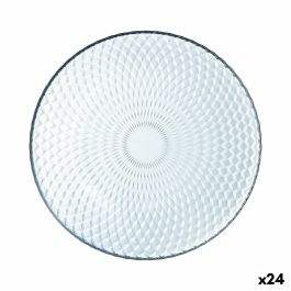 Plato de Postre Luminarc Pampille Clear Transparente Vidrio (19 cm) (24 Unidades)