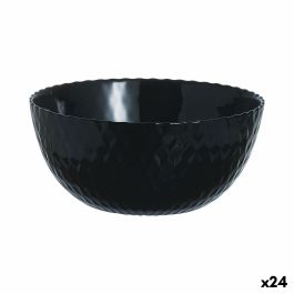 Bol Luminarc Pampille Negro Vidrio (13 cm) (24 Unidades)