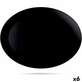 Fuente de Cocina Luminarc Diwali Negro Vidrio 35 x 24 cm (6 Unidades)