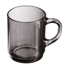 Taza Luminarc Alba Gris Vidrio 250 ml (6 Unidades)