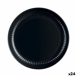 Plato Llano Luminarc Cottage Negro Vidrio 25 cm (24 Unidades) Precio: 67.88999998. SKU: B1HK75DBL8