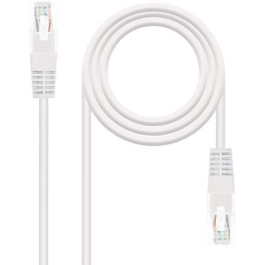 Nanocable 10.20.0110 Cable de Red Ethernet RJ45 UTP Cat.5e para Conexión de Dispositivos - Latiguillo de 10 Metros, Color Gris Nanocable 10.20.0110 Cable de Red Ethernet RJ45 UTP Cat.5e para Conexión de Dispositivos - Latiguillo de 10 Metros, Color Gris