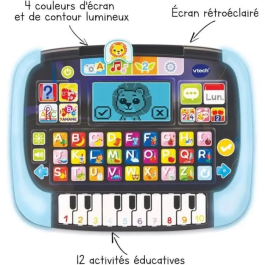 Vtech Tableta de luz mágica P'tit Genius - Idioma francés - 8 actividades educativas