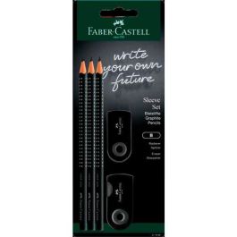 Faber Castell Blíster 3 Lápices Grafito Grip + Accesorios Sleeve Precio: 5.68999959. SKU: B1JH847P7Y