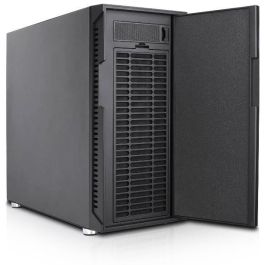 Nanoxia Deep Silence 8 Pro Micro Torre PC Negra con Panel de Vidrio Templado y Filtro Anti-Polvo para ATX/EATX