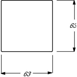 BUSCH JAEGER 1786-81 Tapa para Interruptor/Conmutador/Cruzamiento/Pulsador future linear Antracita