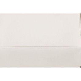 Banco de jardín ALMA de madera de acacia FSC con cojines - 2 personas - Blanco