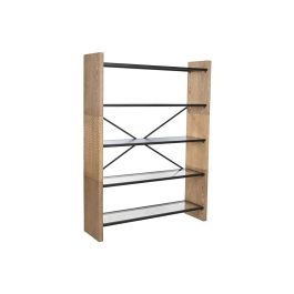 Estantería Home ESPRIT Metal Cristal Madera de abeto 120 x 31 x 158 cm