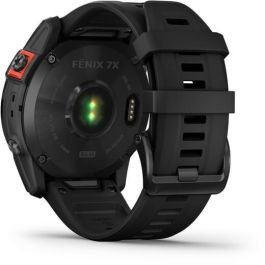 Garmin fenix 7X Solar, Reloj inteligente GPS, 51mm, Power Glass, Negro, con pulsómetro, NFC, Wi-Fi y 16GB