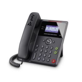 HP Poly Edge B30 Teléfono IP con PoE - Audio de Calidad y Diseño Elegante, Teclas Iluminadas, Fácil de Usar