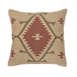 DKD Home Decor Cojín Boho de Lana y Yute Kilim 45 x 45 cm (2 Unidades) | Decoración Sofá Cama Precio: 30.59000032. SKU: B1A6RSS6WD