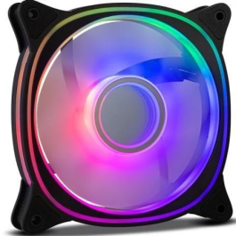 Nox NXHUMMERVFAN Ventilador V-FAN 12cm ARGB con Espejo Infinito