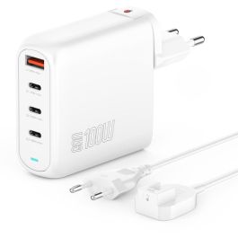 4smarts Ladegert GaN Flex Pro 100W 3 USB-C+1 USB-A. wei Precio: 77.50000027. SKU: B17SPT9NMY