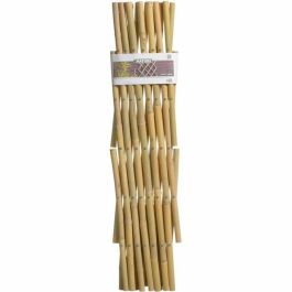 Nature Enrejado extensible de bambú natural Marrón 70x180cm. Celosía adaptable para facilitar el crecimiento de plantas trepadoras y decorar paredes.