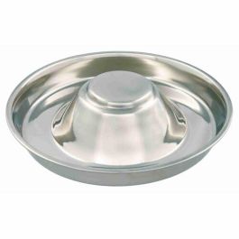 Comedero para Mascotas Trixie Acero Inoxidable 1,4 L Plateado