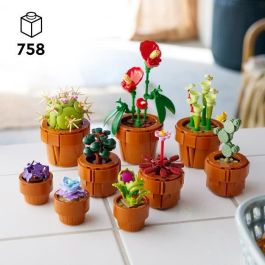 Lego Icons Plantas Diminutas 10329 - Set de Construcción de 758 Piezas con 9 Plantas para Decoración de Hogar u Oficina