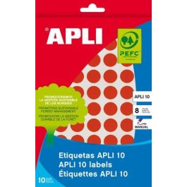 Etiquetas Adh.Manuales Bolsa Apli Color Rojo 8H C.Romos 25X40 Mm 128 Uds.(02756) (Set de 10) Precio: 16.94999944. SKU: B17523XSDT