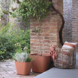 Maceta cuadrada - DEROMA - Origen - 12 L - Terracota