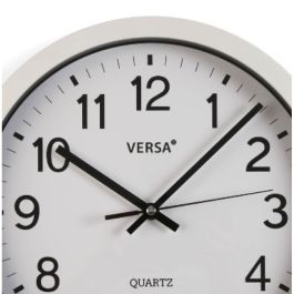 Reloj de Pared Versa Blanco Plástico Cuarzo 4,3 x 30 x 30 cm