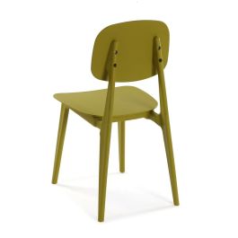 Silla Versa Mostaza 39,5 x 80 x 41,5 cm (4 Unidades)