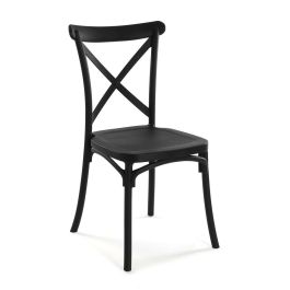 Silla Versa Negro 43 x 88 x 43 cm (4 Unidades)