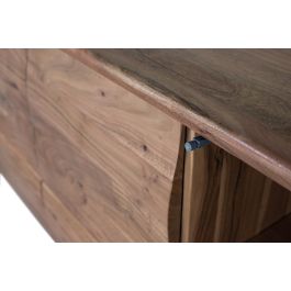 Giner y Colomer Aparador de Madera de Acacia Maciza 140 cm, Diseño Minimalista, Fabricado a Mano