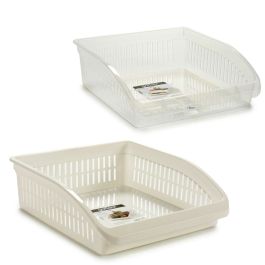 Organizador de Cocina Blanco Gondol 26x8.5x29 cm - Plástico (24 Unidades) Organizador de Cocina Blanco Gondol 26x8.5x29 cm - Plástico (24 Unidades)