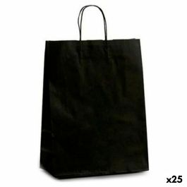 Bolsa de Papel Negro (12 x 52 x 32 cm) (25 Unidades) Precio: 18.49999976. SKU: S3614308