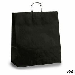 Bolsa de Papel Negro 16 x 57,5 x 46 cm (25 Unidades)