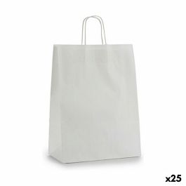 Bolsa de Papel Blanco (32 X 12 X 50 cm) (25 Unidades)