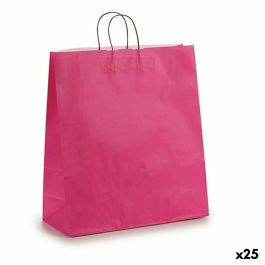 Bolsa de Papel Rosa 16 x 57,5 x 46 cm (25 Unidades)