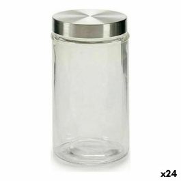 Bote Cristal Plateado Transparente Aluminio (1 L) (24 Unidades) Precio: 59.95000055. SKU: S3614516