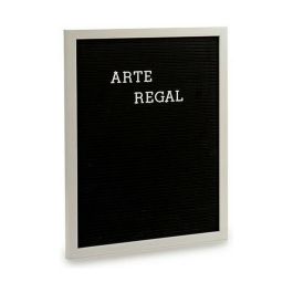 Cuadro Negro Blanco Panel 144 Letras (2,5 x 50,5 x 40,5 cm) (12 Unidades)