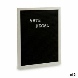 Cuadro Negro Blanco Panel 144 Letras (2,5 x 50,5 x 40,5 cm) (12 Unidades) Precio: 65.94999972. SKU: S3616171