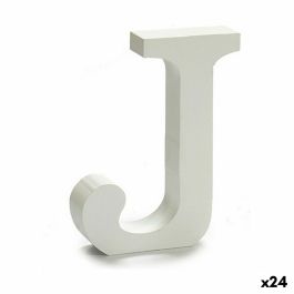Letra J (24 Unidades) Blanco Madera 2 x 11 cm Precio: 15.94999978. SKU: S3616292
