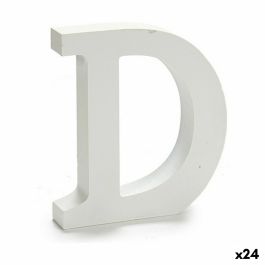 Letra D Madera Blanco (2 x 16 x 14,5 cm) (24 Unidades) Precio: 15.94999978. SKU: S3616319