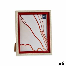 Marco de Fotos Cristal Rojo Madera Marrón Plástico (24 x 2 x 29 cm) (6 Unidades) Precio: 31.95000039. SKU: S3617517