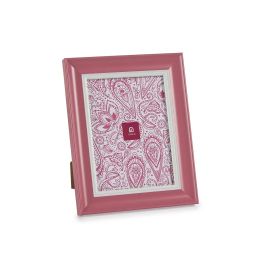 Marco de Fotos Cristal Rosa Plástico (6 Unidades) (2 x 26 x 21 cm)