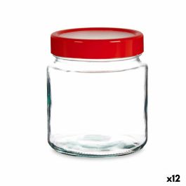 Bote Rojo Transparente Vidrio Polipropileno (1 L) (12 Unidades) Precio: 29.94999986. SKU: S3618812