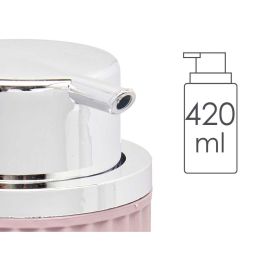 Dispensador de Jabón Rosa Plástico 32 unidades (420 ml)