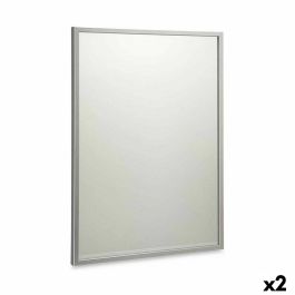 Espejo de pared 50 x 70 cm Plateado Madera MDF (2 Unidades) Precio: 62.94999953. SKU: S3622594