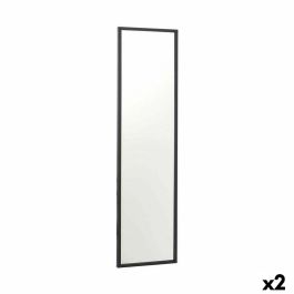 Espejo de pared 30 x 120 cm Negro Madera MDF (2 Unidades) Precio: 73.94999942. SKU: S3622602