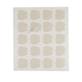 Etiquetas adhesivas Blanco 22 x 49 mm Manzana (12 Unidades)