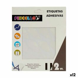 Etiquetas adhesivas Blanco 22 x 49 mm Hojas (12 Unidades)