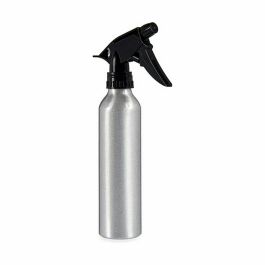 Botella Pulverizadora Negro Plateado Aluminio 300 ml (24 Unidades)