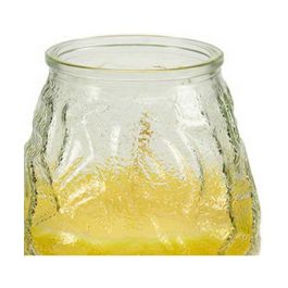 Vela Perfumada Amarillo Transparente Citronela 9 x 9,5 x 9 cm (6 Unidades)