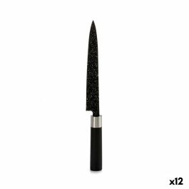 Cuchillo de Cocina Mármol 3,5 x 33,3 x 2,2 cm Plateado Negro Acero Inoxidable Plástico (12 Unidades) Precio: 16.94999944. SKU: B1J8G9CV2A