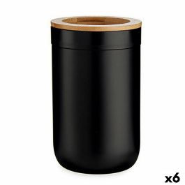 Portacepillos de Dientes Marrón Negro Bambú Polipropileno 7,7 x 11,5 x 7,7 cm (6 Unidades) Precio: 19.94999963. SKU: B18N45P4Z7